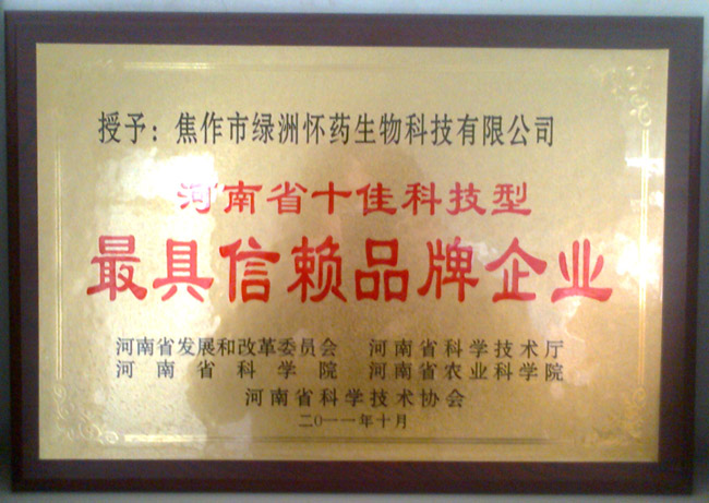 十佳最具品牌企業(yè)